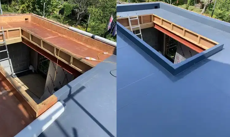 Botley: completed roof