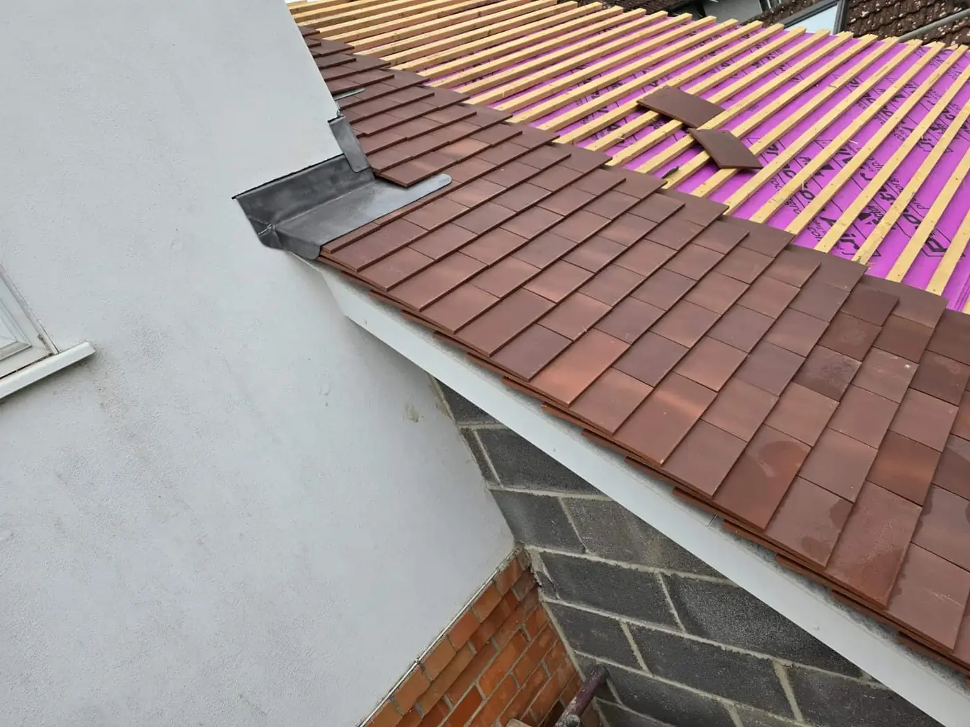 Copse Close, Poole: roof works